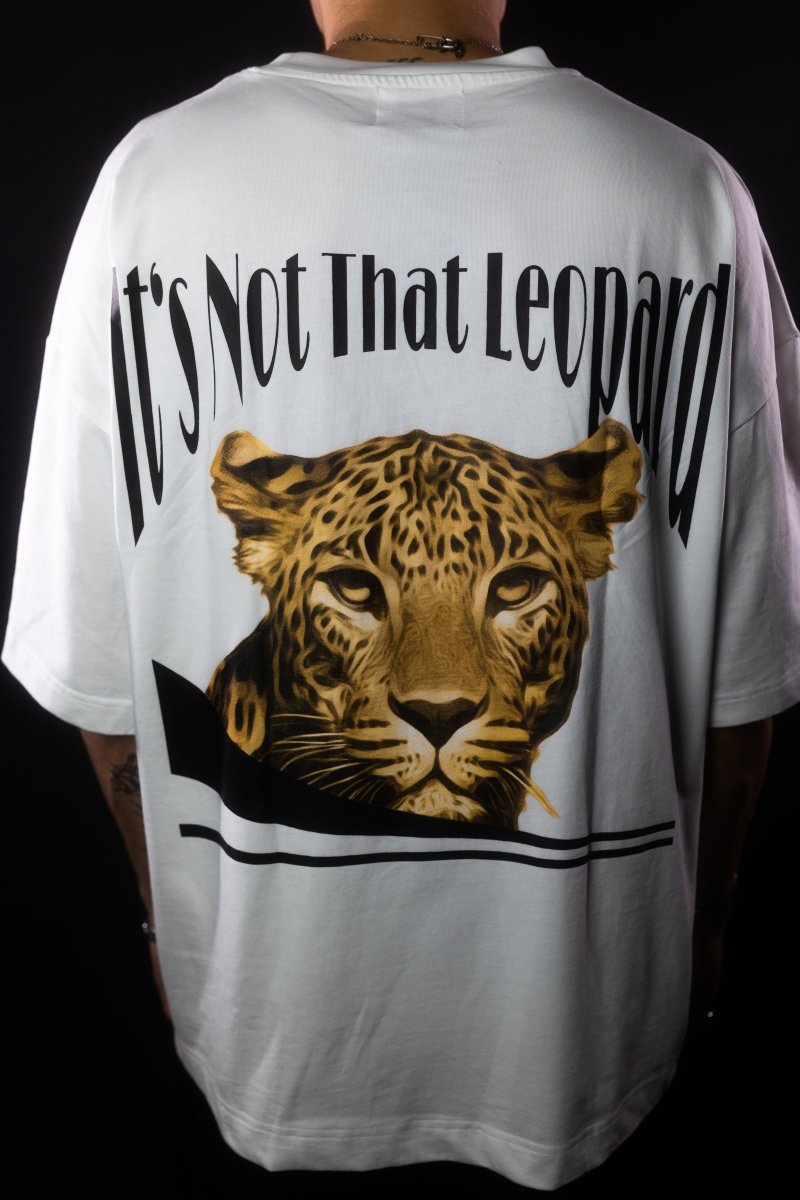 Leopard Tee weiß